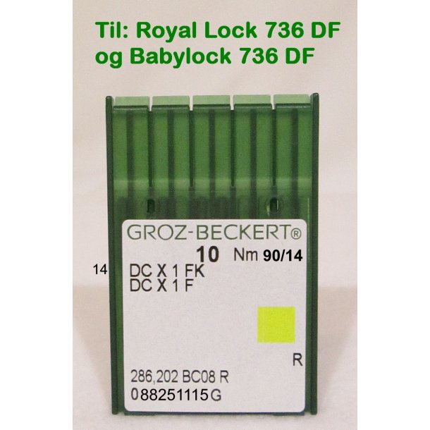 Groz-Beckert universal DCx1F/DCx1FK 90