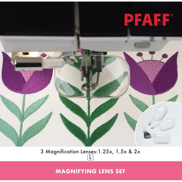 Pfaff Magnifying Lens set (forstrrelsesglas)