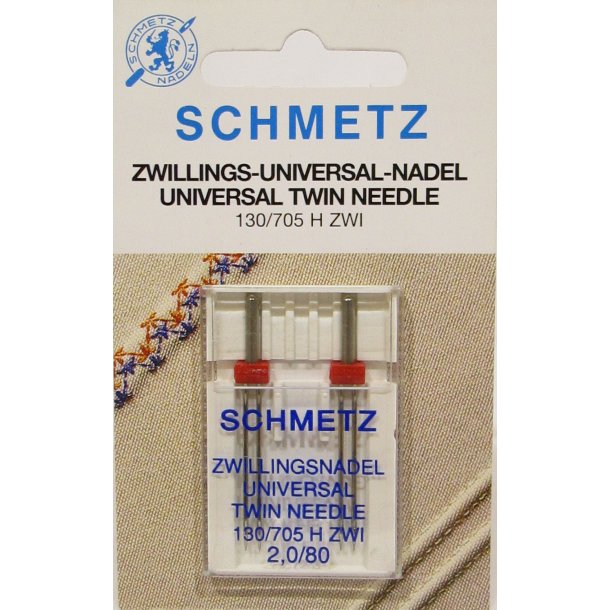 Schmetz universal tvilling 130/705 H ZWI 2,0/80